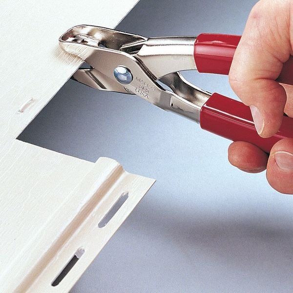 Snap Lock Punch, Punching, 9 in, Nickel Plated Steel