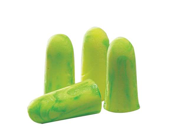Disposable Corded Ear Plugs, Bullet Shape, 33 dB, 100 Pairs