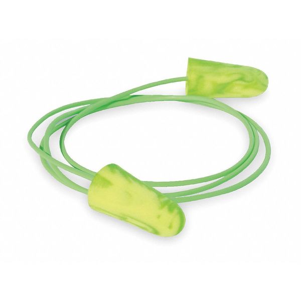 Disposable Corded Ear Plugs, Bullet Shape, 33 dB, 100 Pairs