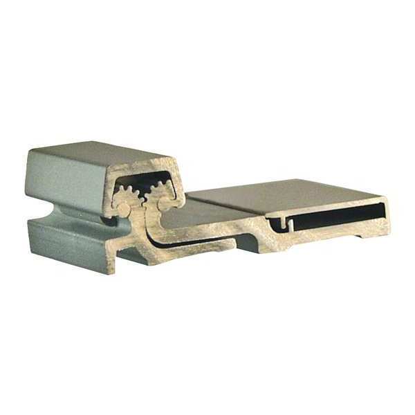1 3/8 in W x 15/16 in H Clear Anodized Continuous Hinge