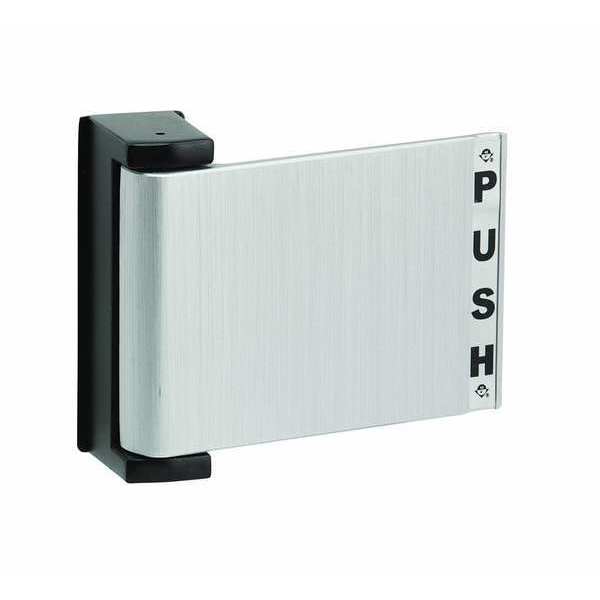 Push/Pull Deadlatch Padle, Satin Aluminum