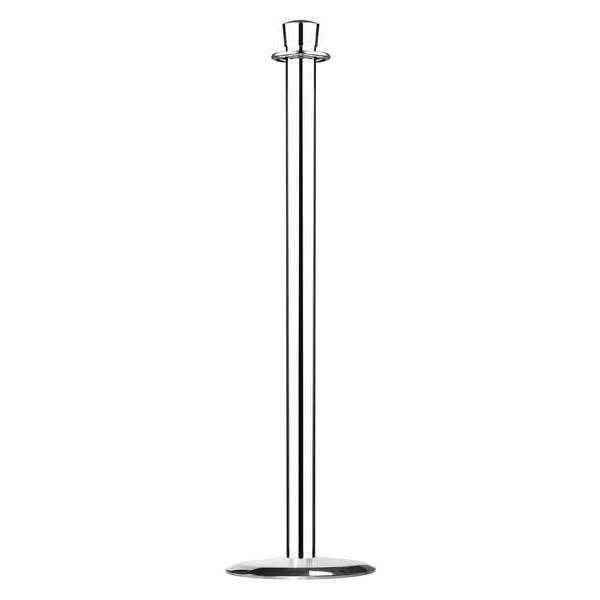 Urn Top Rope Post, Polished Chrome