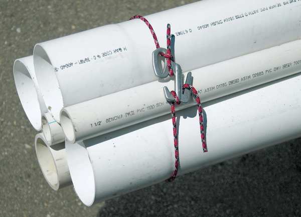 Rope Tightener, 3-1/2 In., Aluminum, Silver