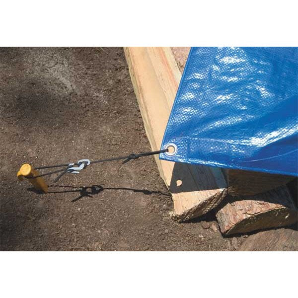 Rope Tightener, 1-1/2 In., Aluminum, Silver