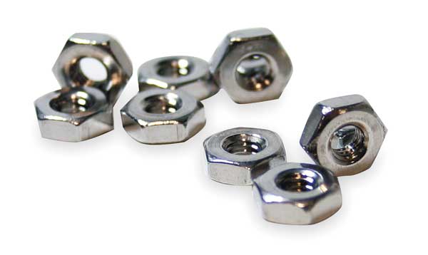 Hex Nuts, 8-32, PK10