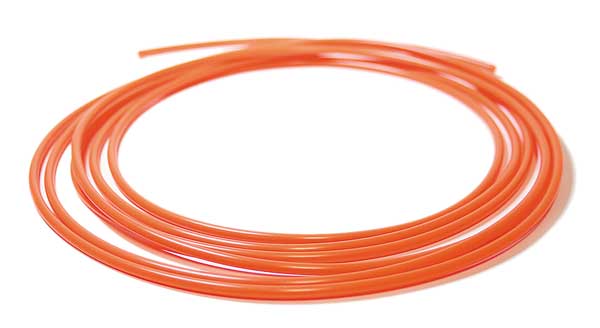 Orange PE Tubing, 1/8