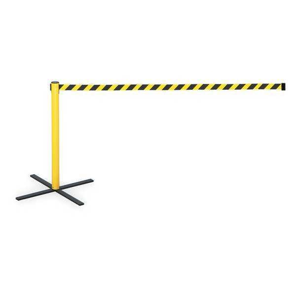 Barrier Post with Belt, 13 ft. L