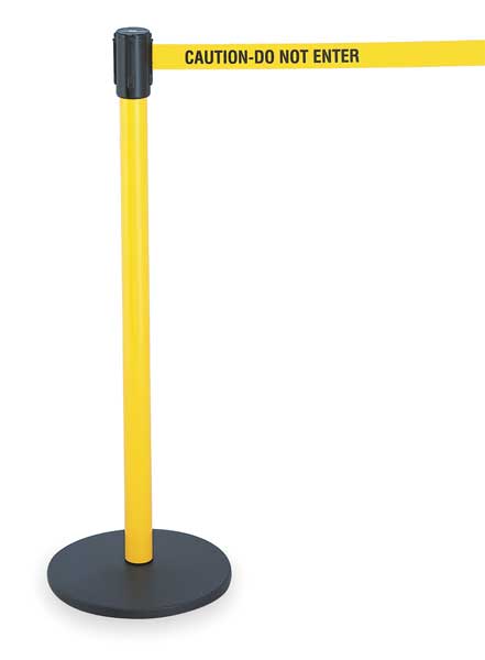 Barier Post w/ Belt, 40 In. H, 7-1/2 ft. L