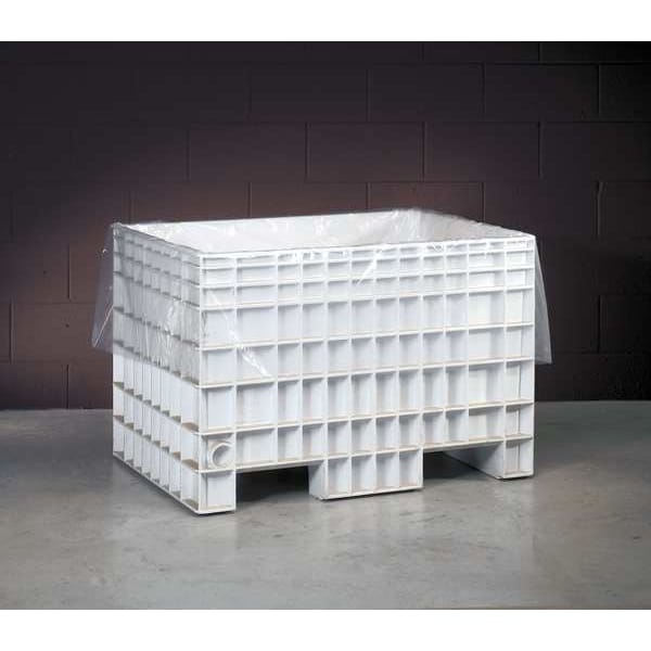 2 mil Clear Pallet Cover, 51 in W, 49 in D, 73 in L, 50 PK