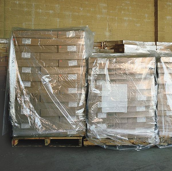3 mil Clear Pallet Cover, 51 in W, 49 in D, 97 in L, 50 PK