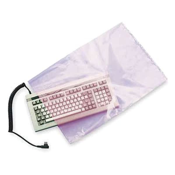 Open Poly Bags, 4 mil, Pink, PK 2000