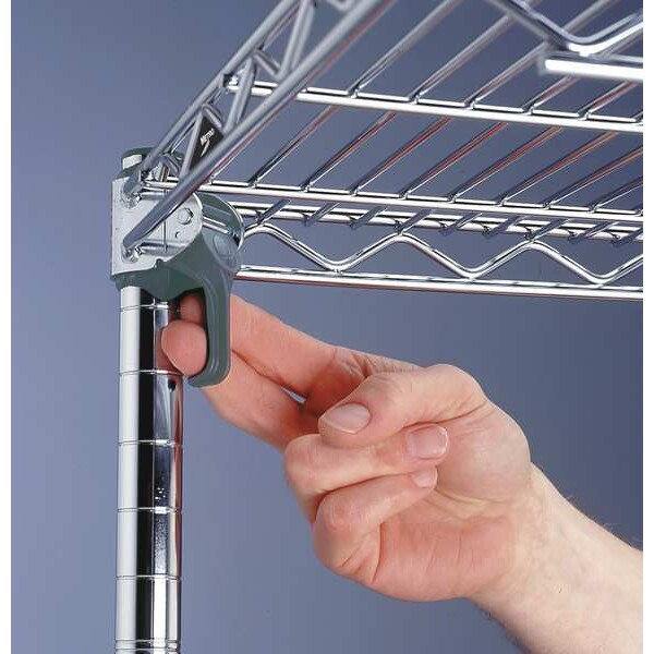 Adjustable Shelf Wire Cart, 18 In. W