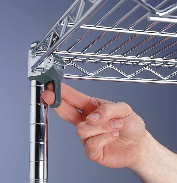 Adjustable Shelf Wire Cart, 18 In. W