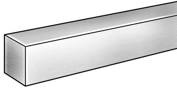 Blank Stock, Sq, 316SS, 1 1/2x1 1/2 Inx6 ft