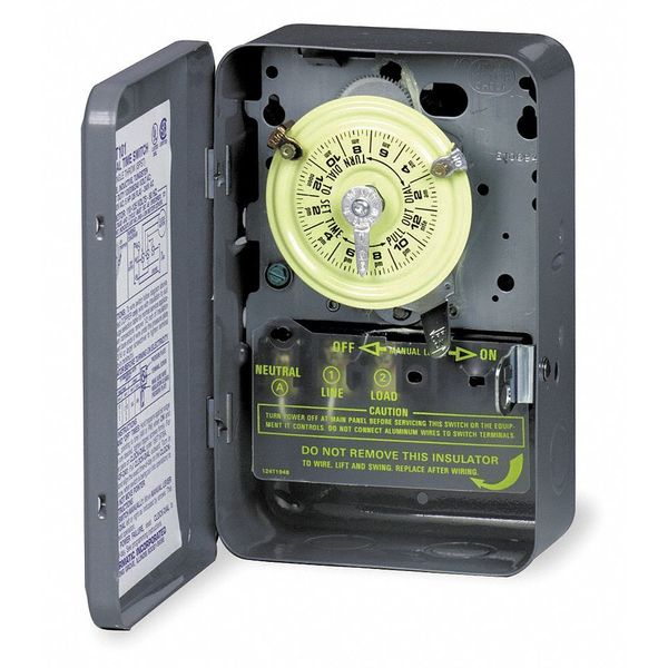 Electromechanical Timer, 24 Hour, Dpst