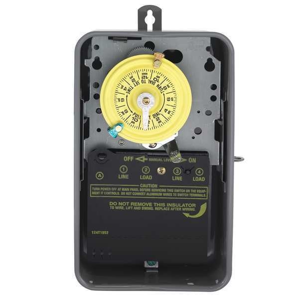 Electromechanical Timer, 24 Hour, Dpst