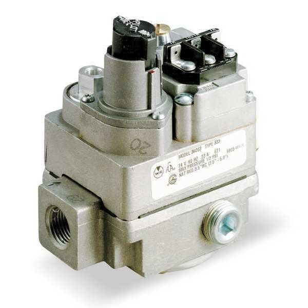 Gas Valve, NG/LP, Standing Pilot, 750 mV, 2.5 to 5.0 in wc, 0.23 A