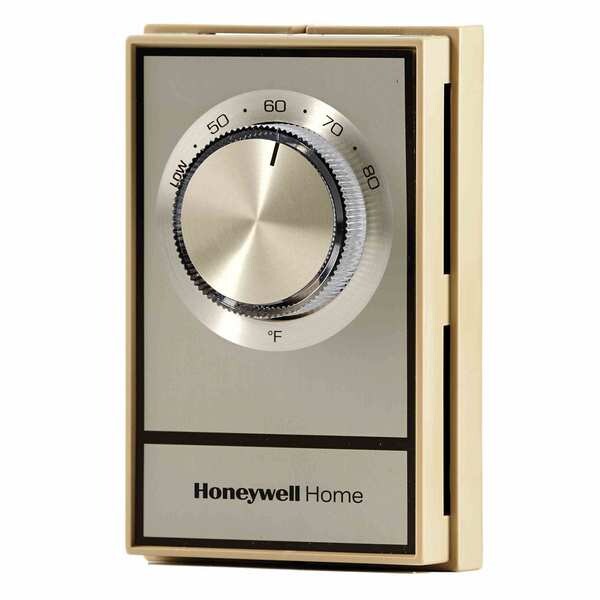 Line Volt Mechanical Tstat, Open on Rise, Vertical, DPST