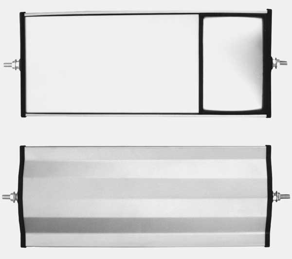 Aluminum Split Glass Mirror
