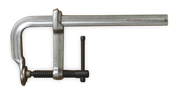 12 in L Clamp Steel Handle and 4 3/4 in Throat Depth
