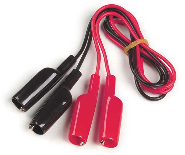Alligator Clip with Lead, 30 In, PK2