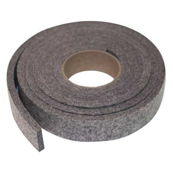 Felt, F3, 3/8 In Thick, 1/2 x 120 In