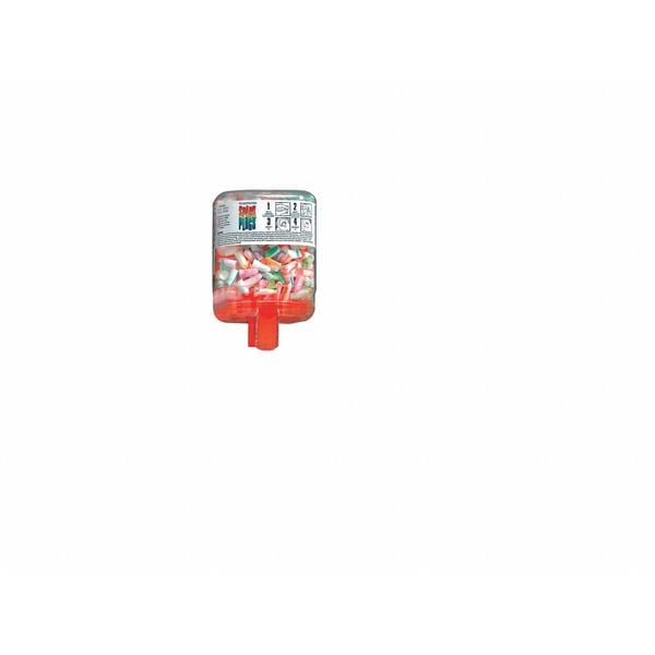 Pura-Fit Ear Plug Dispenser, PlugStation, Uncorded, Bullet Shape, NRR 33 dB, Green, 250 Pairs