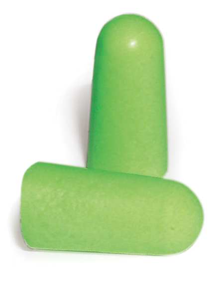 Pura-Fit Disposable Uncorded Ear Plugs, Bullet Shape, NRR 33 dB, M, Yellow, 200 Pairs