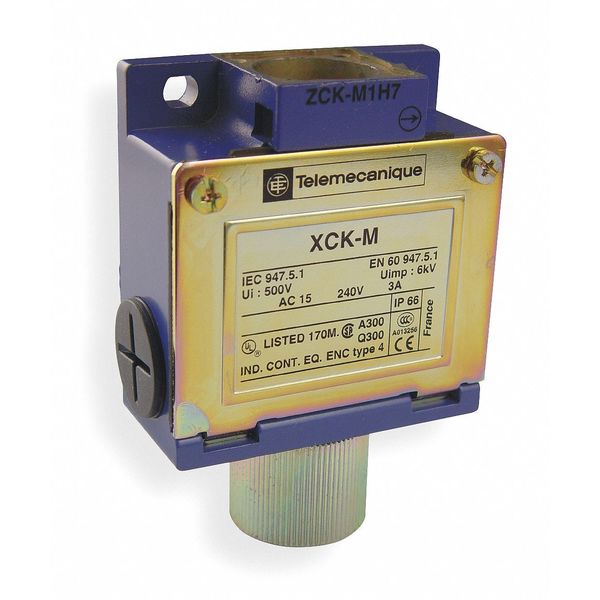 Limit Switch Body, 1NO/1NC, 3A @ 240V