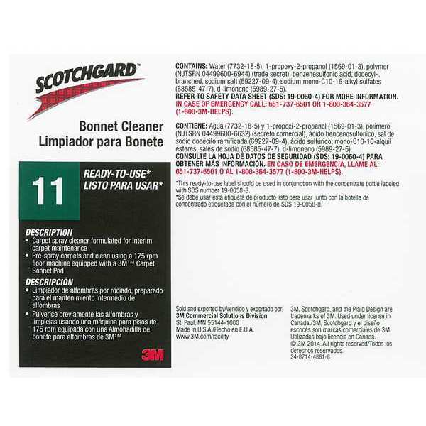 Secondary Label, Black, Green/White, PK12