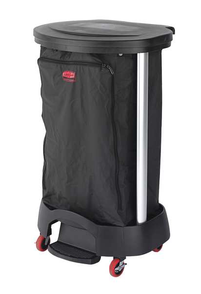 Linen Hamper Bag, Black, Vinyl