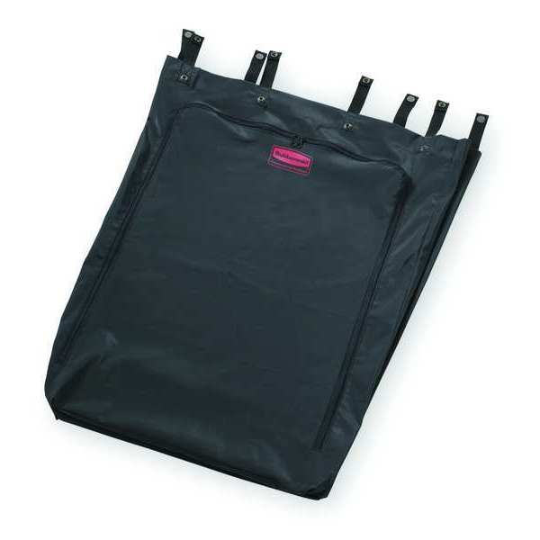 Linen Hamper Bag, Black, Vinyl