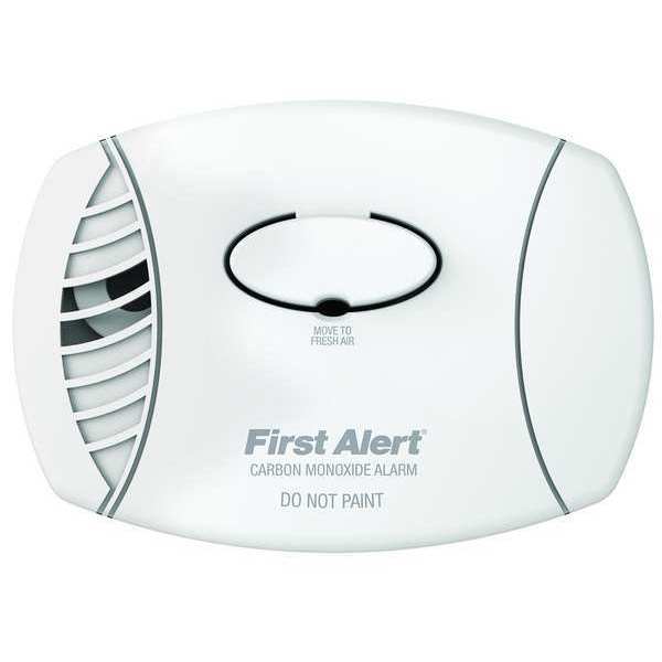 Carbon Monoxide Alarm, Electrochemical Sensor, 85 dB @ 10 ft Audible Alert, 9V