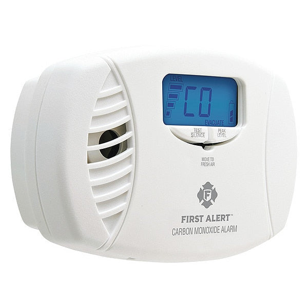 Carbon Monoxide Alarm, Electrochemical Sensor, 85 dB @ 10 ft Audible Alert