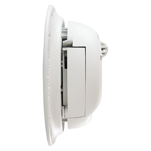Heat Alarm, Thermistor Sensor, 85 dB @ 10 ft Audible Alert, 120V AC, 9V
