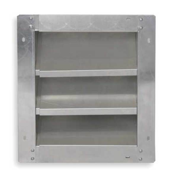 Louver, Adj w/ 28 to 46 In, Aluminum