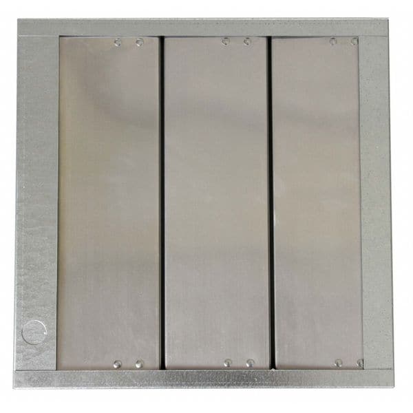 Backdraft Damper, Vert/Horiz Mtg, 19 3/4Sq