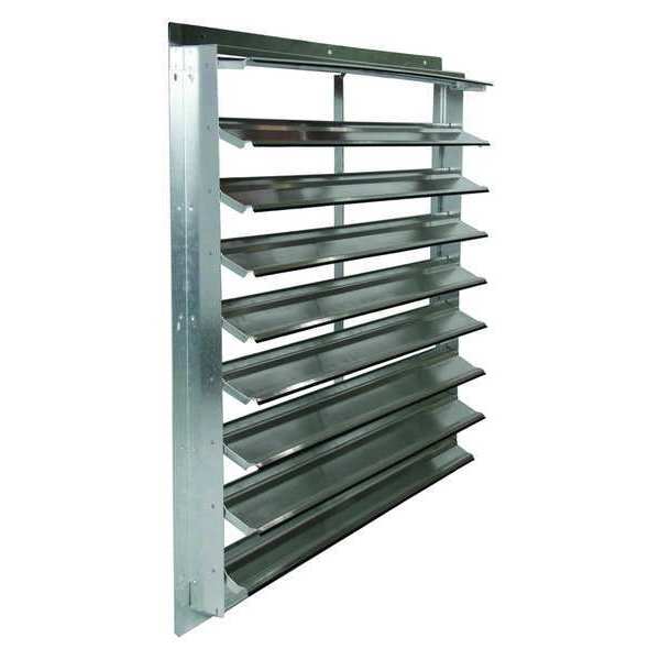 36 in Agricultural Wall Exhaust Shutter, 39-1/2 in x 39-1/2 in