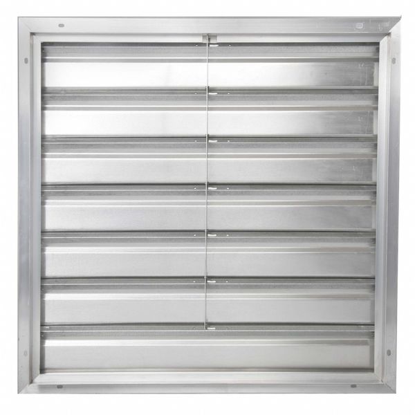 30 in Backdraft Damper / Wall Shutter, Front Flange