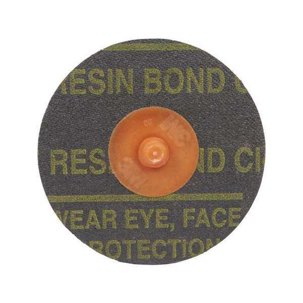 Quick Change Disc, AlO, 4in, 60G, TR, PK100