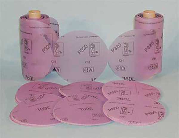PSA Sanding Disc, Film, 5in, P400G, PK500