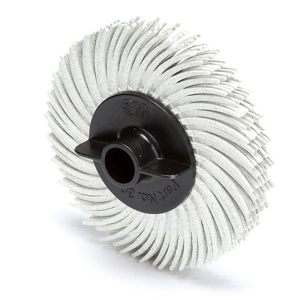 Radial Bristle Disc, TC, 2In Dia, 120G, PK80
