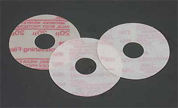 PSA Sanding Disc, Film, 6in, 100Micrn, PK500