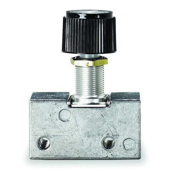 Manual Air Control Valve, 3-Way, 1/8in NPT