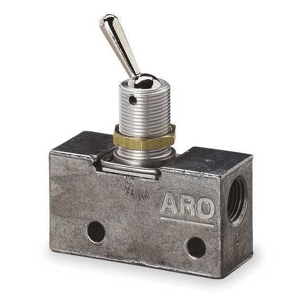 Manual Air Control Valve, 3-Way, 1/8in NPT
