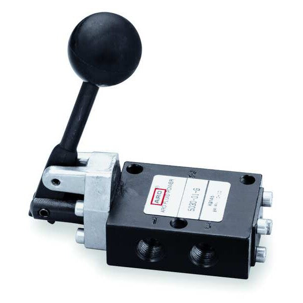 Manual Air Control Valve, 4-Way, 1/8in NPT