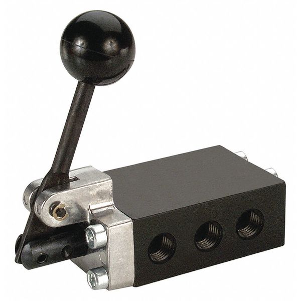 Manual Air Control Valve, 4-Way, 1/8in NPT