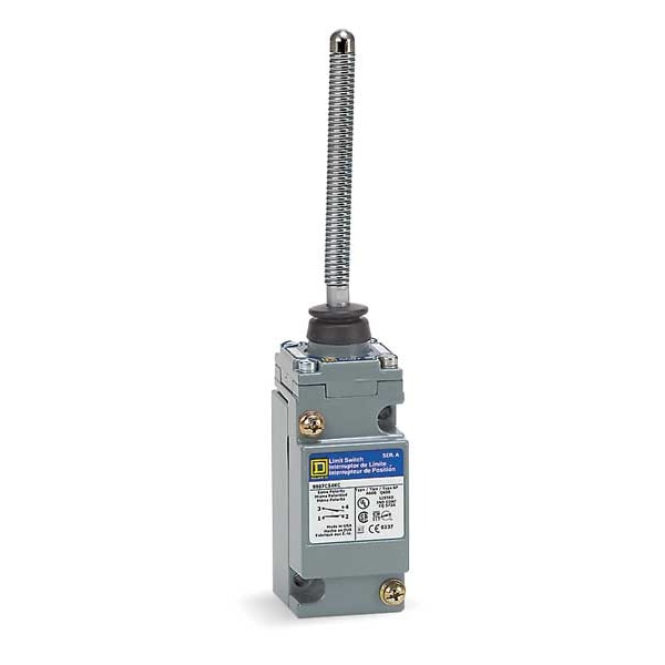Heavy Duty Limit Switch, Wobble Stick, 2NC/2NO, 10A @ 600V AC
