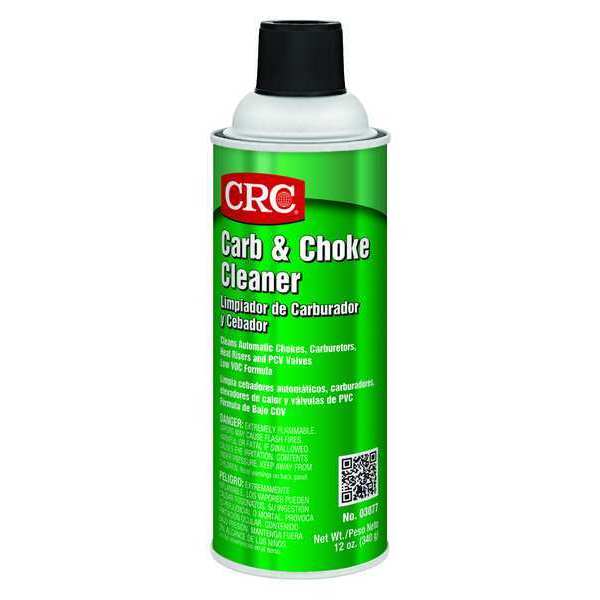 Carburetor and Choke Cleaner, Aerosol Spray Can, 16 oz, Solvent, Flammable