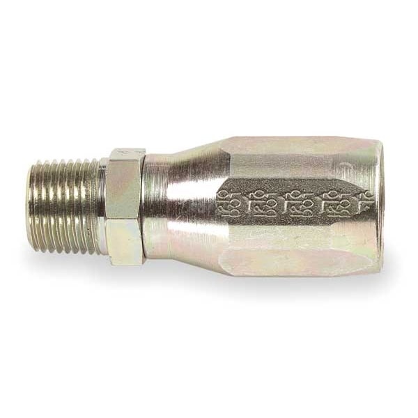 Fitting, Straight, 1/4 In Hose, 1/4-18 NPT